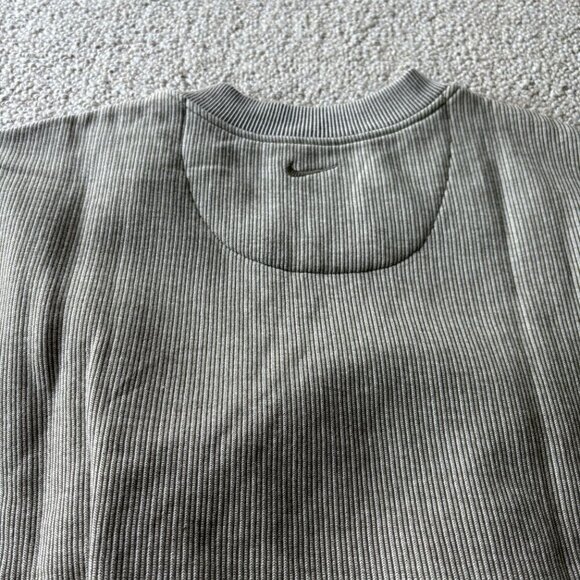 Nike Golf Ribbed Knit Sweater Vest | XL | Beige | Made in Peru - Picture 7 of 9